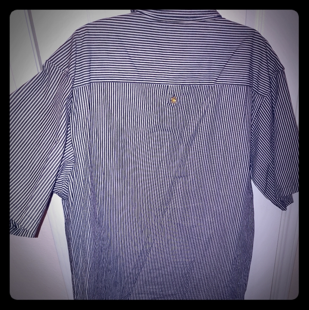 3XL FAME short sleeve button up